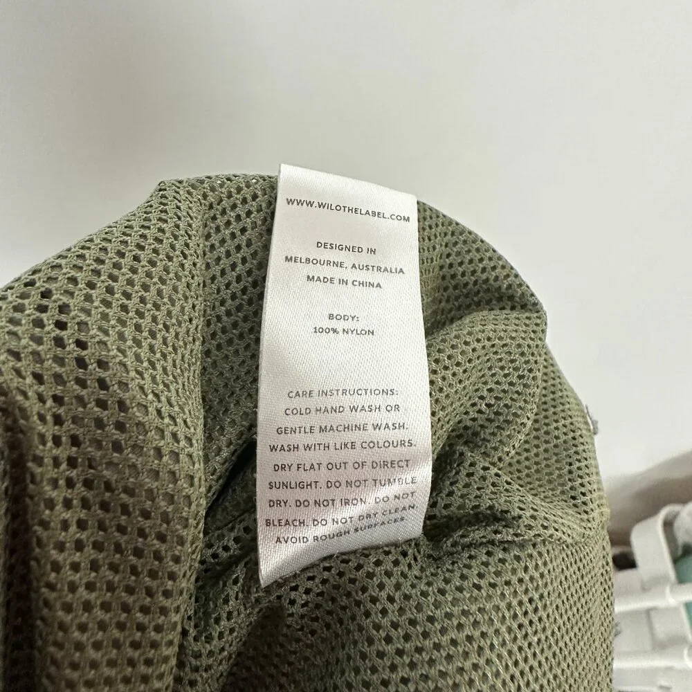 Wilo the‎ Label Parachute Jogger Wind Pants Sage Medium